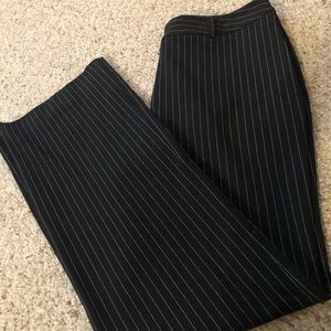 ♥️ Sale! NWOT INC Beautiful Black pinstripe dress flare pants. Never been worn.